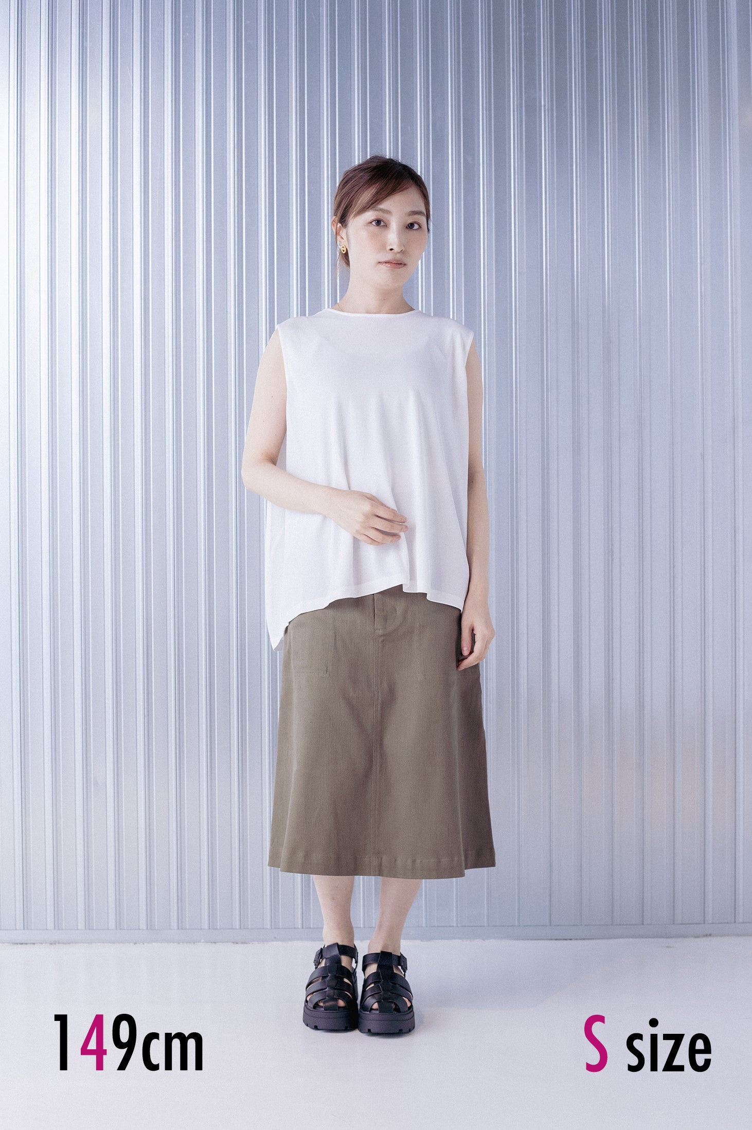 Confianza【コンフィアンサ】ノースリーブTシャツ – Confianza Online shop