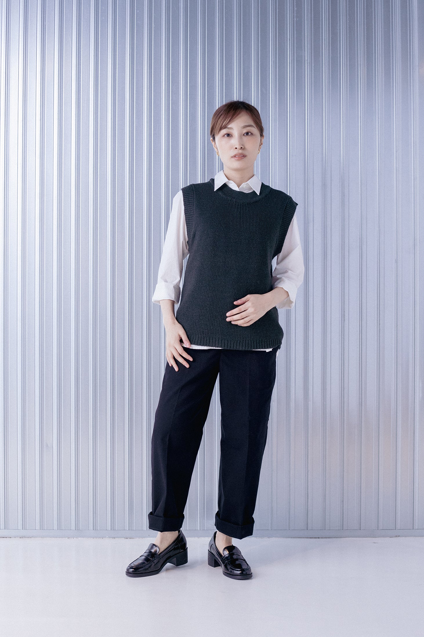 CONNSE ブラック ワイドパンツ Sサイズ コンセ コアラ CONNSE ラメパンツ